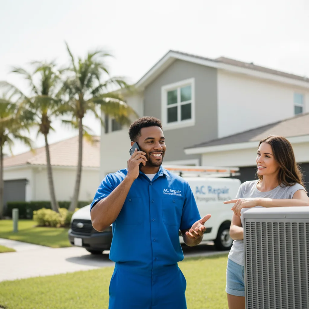 AC Repair Pompano Beach customer support in Rayne